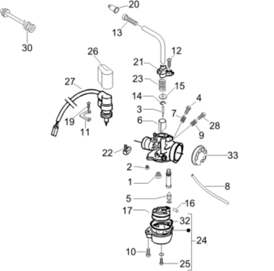 Εικόνα της ΡΥΘΜΙΣΤΗΣ ΑΕΡΑ ΚΑΡΜΠ SCOOTER 50-827892