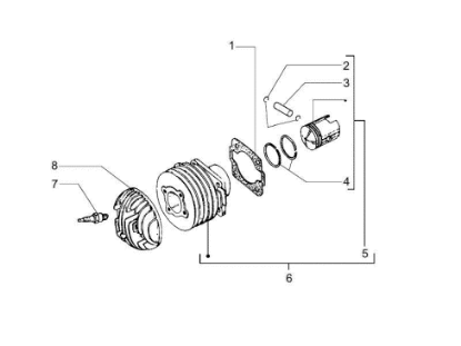 Εικόνα της ΕΛΑΤΗΡΙΟ ΠΙΣΤ STD VESPA P125X 52,5MM-052575