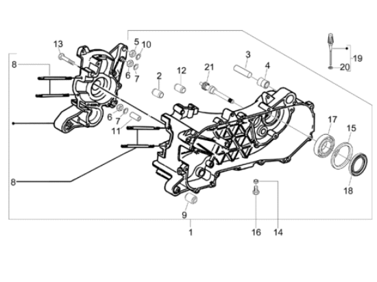 Εικόνα της ΑΞΟΝΑΣ ΔΙΑΦΟΡΙΚΟΥ FLY50 4T/100-LIB50 14Δ-480848