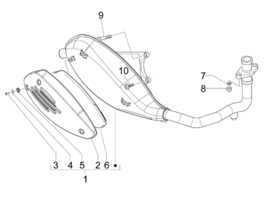 Εικόνα της ΕΞΑΤΜΙΣΗ VESPA LX-LIB-VESPA S 50 2T-B0186775