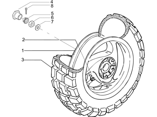 Εικόνα της ΕΛΑΣΤΙΚΟ SAVA 120/90-1056J TL-564635