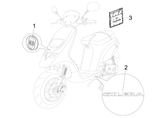 Εικόνα της ΣΗΜΑ ΠΟΔΙΑΣ GILERA STALKER-STORM 2007-654092