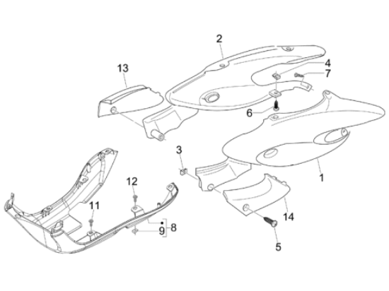 Εικόνα της ΣΠΟΙΛΕΡ GILERA STALKER-574114000C