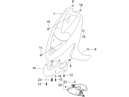 Εικόνα της ΦΤΕΡΟ ΜΠΡΟΣ GILERA STALKER ΜΙΚΡΟ (ΜΑΥΡΟ)-299089000C