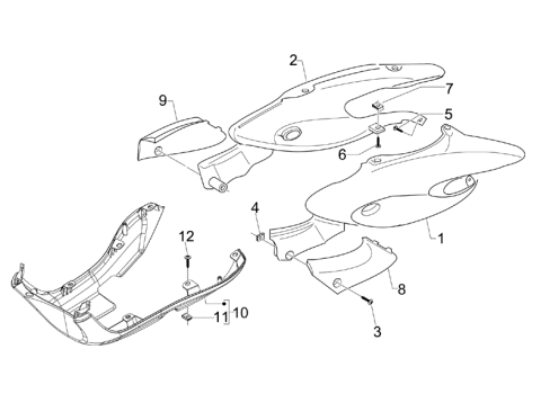 Εικόνα της ΣΠΟΙΛΕΡ GILERA STALKER-574114000C