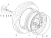 Εικόνα της ΡΟΔΕΛΛΑ ΠΙΣΩ ΤΡΟΧΟΥ SC-VESPA 34X16X2,2-159347