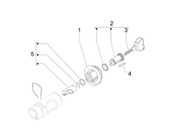 Εικόνα της ΚΛΕΙΔΙ ΑΚΑΤΕΡΓ GILERA STALKER 2006-7-574690