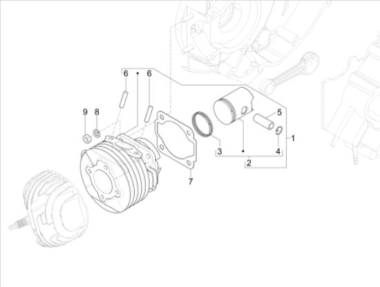 Εικόνα της ΜΠΟΥΖΟΝΙ ΕΞΑΤΜ ΑΡΕ 50-VESPA 946-1B000428