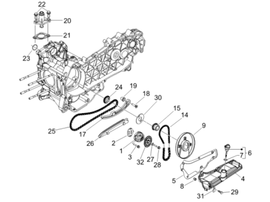 Εικόνα της ΤΕΝΤΩΤΗΡΑΣ ΚΑΔΕΝΑΣ SCOOTER 125<>300 E5-1A021978R