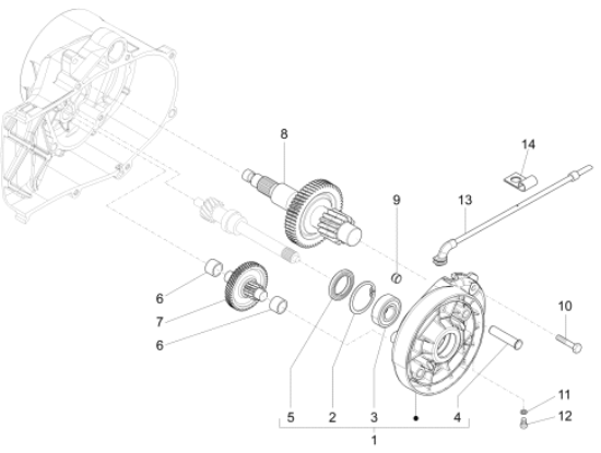 Εικόνα της ΑΞΟΝΑΣ ΠΙΣΩ ΤΡΟΧΟΥ LIBERTY 50 4T RST-8416875