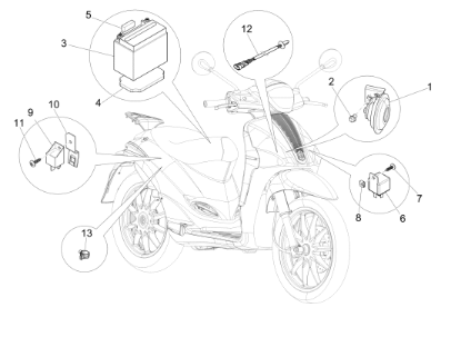 Εικόνα της ΑΠΟΜΟΝΩΤΗΡΑΣ ΜΠΑΤΑΡΙΑΣ SCOOTER-577313