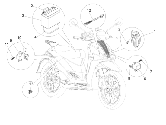 Εικόνα της ΑΠΟΜΟΝΩΤΗΡΑΣ ΜΠΑΤΑΡΙΑΣ SCOOTER-577313