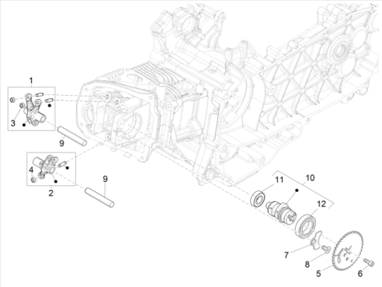 Εικόνα της ΕΚΚΕΝΤΡΟΦΟΡΟΣ SCOOTER 125 4T-3V MY12>-1A0035075