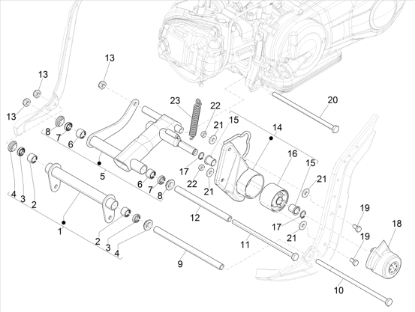 Εικόνα της ΚΑΠΑΚΙ ΣΥΝΕΜΠΛΟΚ SCOOTER 125<>150-564662