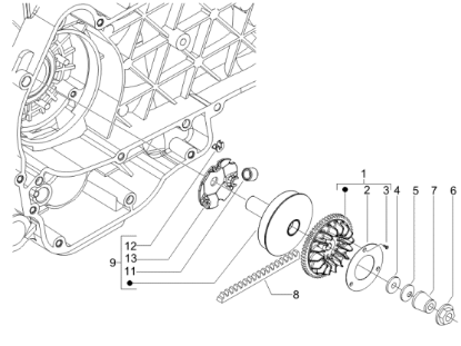 Εικόνα της ΡΟΔΕΛΛΑ ΒΑΡΙΑΤ SCOOTER 125-150-876403