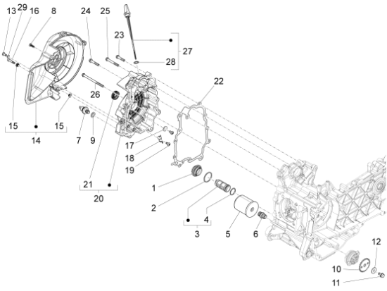 Εικόνα της ΚΑΠΑΚΙ ΒΟΛΑΝ SCOOTER 125/150 4T 3V-8798545