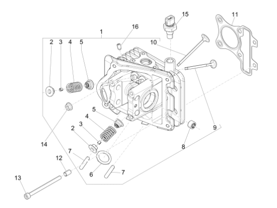 Εικόνα της ΒΑΛΒΙΔΑ ΕΞΑΓΩΓΗΣ SCOOTER 50 4T 3V 18 mm-1A003803