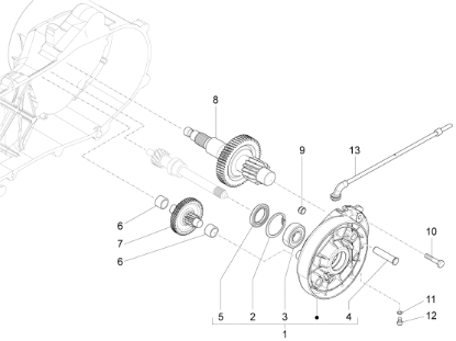 Εικόνα της ΑΞΟΝΑΣ ΠΙΣΩ ΤΡΟΧΟΥ LIBERTY 50 IGet 4T 3V-1A001828