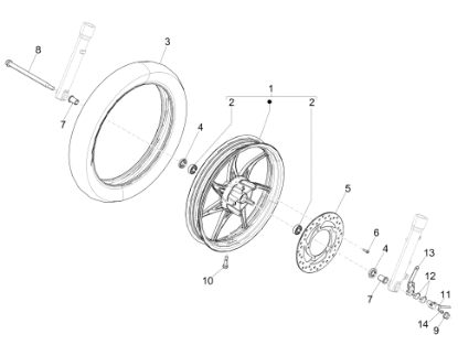 Εικόνα της ΑΞΟΝΑΣ ΜΠΡΟΣ ΤΡΟΧΟΥ LIBERTY IGET-1C002468R