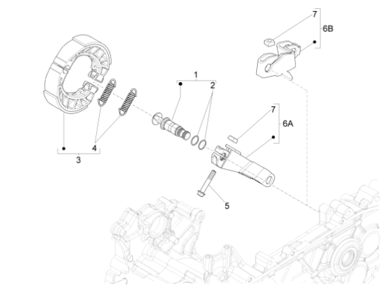 Εικόνα της ΑΞΟΝΑΣ ΜΟΧΛΟΥ ΠΙΣΩ ΦΡ LIB 125-150 4T 3V-B017604