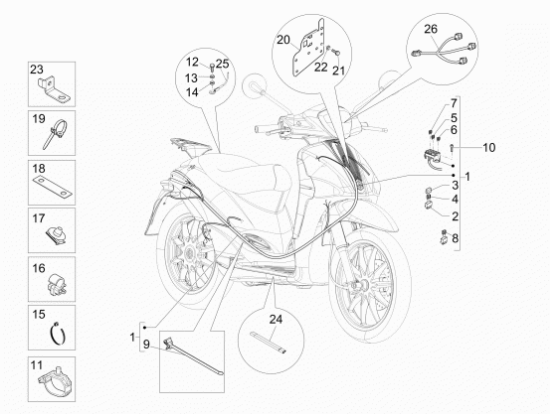 Εικόνα της ΑΣΦΑΛΕΙΟΘΗΚΗ SCOOTER 125 4T 3V-642405