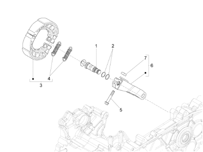 Εικόνα της ΑΞΟΝΑΣ ΜΟΧΛΟΥ ΠΙΣΩ ΦΡ LIB 125-150 4T 3V-B017604