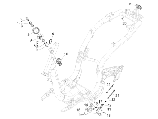 Εικόνα της ΚΕΡΑΙΑ IMMΟΒΙL SCOOTER 125<>800 ΜΕ ΚΑΛΩΔ-1D003415R