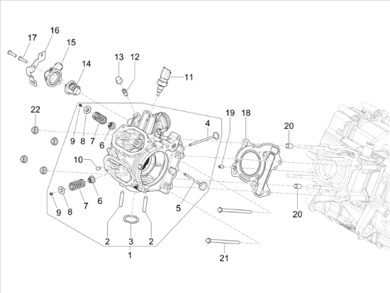 Εικόνα της ΦΛΑΝΤΖΑ ΚΕΦ ΚΥΛ MEDLEY-LIB-GTS 125 MY20>-1A014364