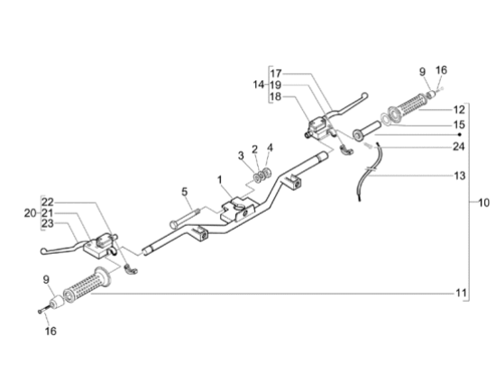 Εικόνα της ΤΡΟΜΠΑ ΦΡ BEV 125/250-CARN ΔΕΞΙΑ ±-56359R