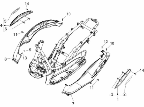 Εικόνα της ΔΙΑΚ/ΚΟ ΑΡ ΠΛΕΥΡΟΥ BEVERLY 500-CM017101000C