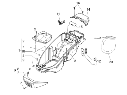 Εικόνα της ΒΑΣΗ ΑΝΑΠΤΗΡΑ SCOOTER ΚΟΜΠΛΕ-294770