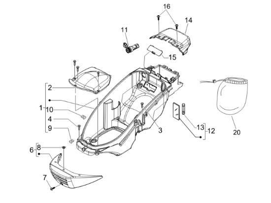 Εικόνα της ΒΑΣΗ ΑΝΑΠΤΗΡΑ SCOOTER ΚΟΜΠΛΕ-294770