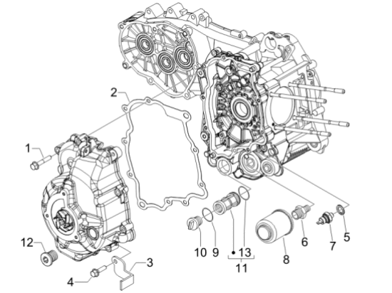 Εικόνα της ΦΙΛΤΡΟ ΛΑΔΙΟΥ SCOOTER 4T 125<>300 CC-1A022356