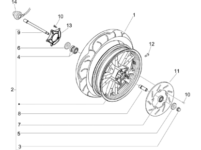 Εικόνα της ΑΞΟΝΑΣ ΜΠΡΟΣ ΤΡΟΧΟΥ BEVERLY RST-Χ10-5993576