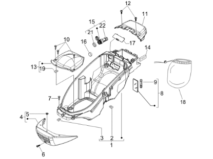 Εικόνα της ΒΑΣΗ ΑΝΑΠΤΗΡΑ SCOOTER ΚΟΜΠΛΕ-294770