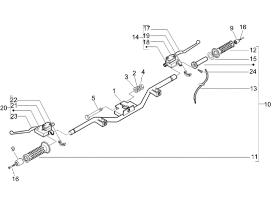 Εικόνα της ΤΡΟΜΠΑ ΦΡ BEV 125/250-CARN ΔΕΞΙΑ ±-56359R