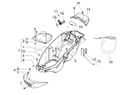 Εικόνα της ΒΑΣΗ ΑΝΑΠΤΗΡΑ SCOOTER ΚΟΜΠΛΕ-294770