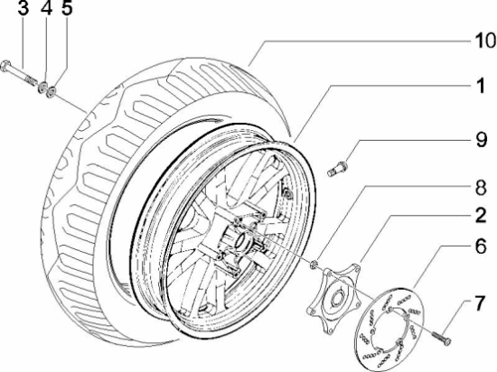 Εικόνα της ΒΙΔΑ ΔΙΣΚΟΦΡΕΝΟΥ BEV-NEXUS-MP3-SR M6X25-274370