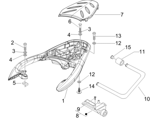 Εικόνα της ΚΑΠΑΚΙ ΣΧΑΡΑΣ BEVERLY 125-500-TOURER-623358000C