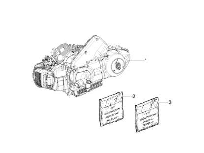 Εικόνα της ΣΕΤ ΦΛΑΝΤΖΕΣ SCOOTER 125-200 4T4V ΚΥΛ/ΚΕ-4975886