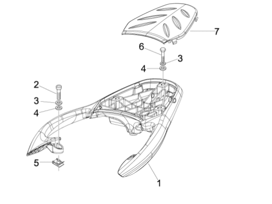 Εικόνα της ΚΑΠΑΚΙ ΣΧΑΡΑΣ BEVERLY 125-500-TOURER-623358000C