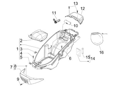 Εικόνα της ΒΑΣΗ ΑΝΑΠΤΗΡΑ SCOOTER ΚΟΜΠΛΕ-294770