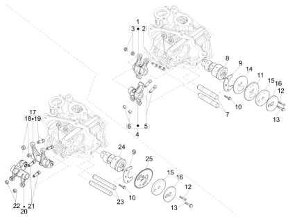 Εικόνα της ΕΚΚΕΝΤΡΟΦΟΡΟΣ SCOOTER 125 4T 01-14>-1A000610R5