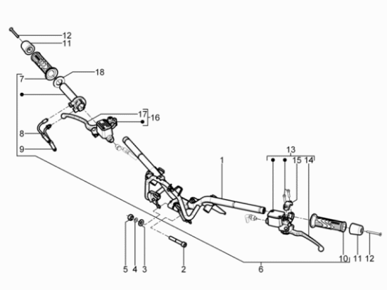 Εικόνα της ΤΡΟΜΠΑ ΦΡ BEV 300-350 ΜΥ11 ΔΕΞ ΧΩΡΙΣ ABS-CM089801