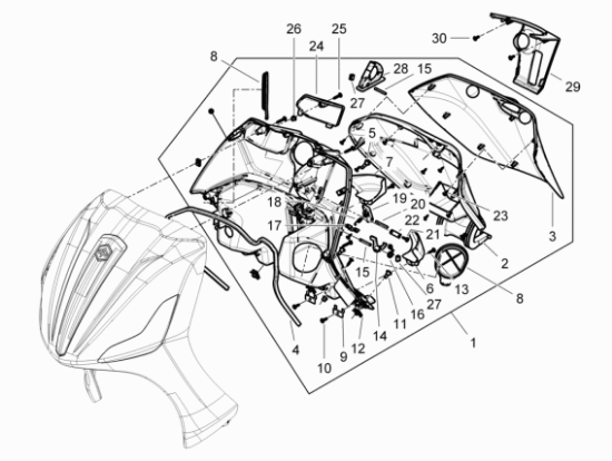 Εικόνα της ΚΑΠΑΚΙ ΤΕΠ ΝΕΡΟΥ BEV 300 MY10 ΚΑΦΕ-65683100M6