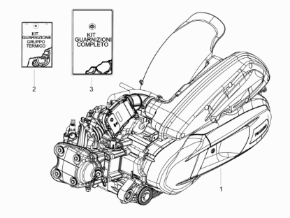 Εικόνα της ΣΕΤ ΦΛΑΝΤΖΕΣ+ΤΣΙΜ SCOOTER 350-1R000127