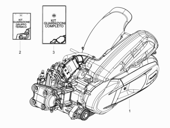 Εικόνα της ΣΕΤ ΦΛΑΝΤΖΕΣ+ΤΣΙΜ SCOOTER 350-1R000127