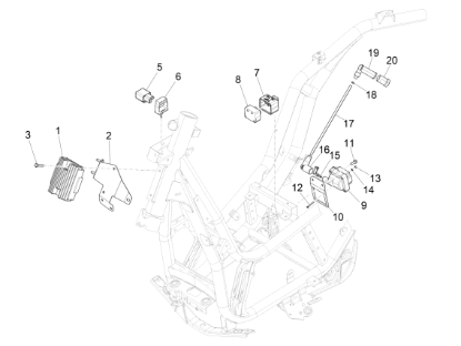 Εικόνα της ΑΚΡΟΦΥΣΙΟ ΠΟΛ/ΣΤΗ SCOOTER 125<>400-1A024520