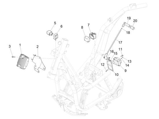 Εικόνα της ΑΚΡΟΦΥΣΙΟ ΠΟΛ/ΣΤΗ SCOOTER 125<>400-1A024520