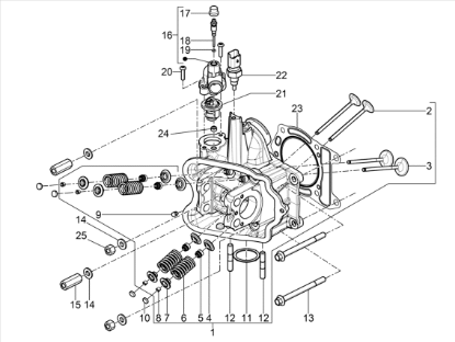 Εικόνα της ΚΕΦΑΛΗ ΚΥΛΙΝΔΡΟΥ BEV 350 ABS MY17-1A007860